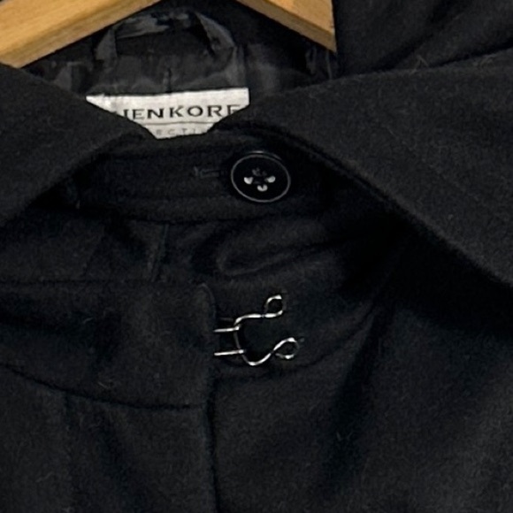 Bijenkorf Collection Eur. sz. 44 (US 12) heavyweight coat, wool blend, winter - Picture 16 of 16